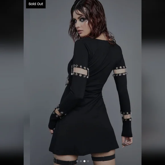 Dolls Kill Fleeting Fury Mini Dress - Picture 5 of 11